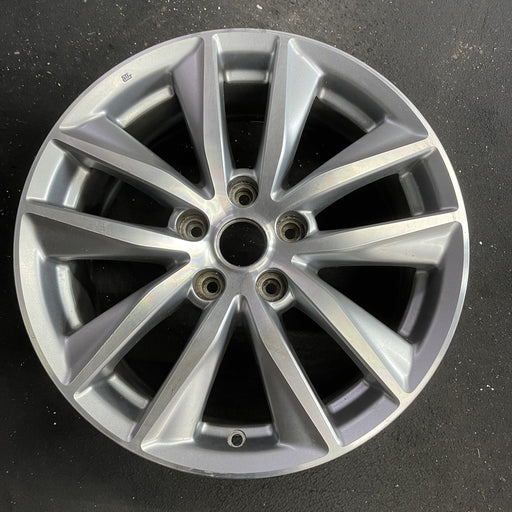 17" INFINITI Q50 16-17 17x7.5 , , machine finish Original OEM Wheel Rim - Angle View
