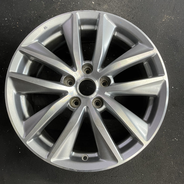 17" INFINITI Q50 16-17 17x7.5 , , machine finish Original OEM Wheel Rim - Angle View