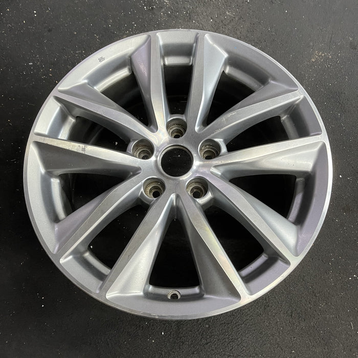 17" INFINITI Q50 16-17 17x7.5 , , machine finish Original OEM Wheel Rim - Side Profile
