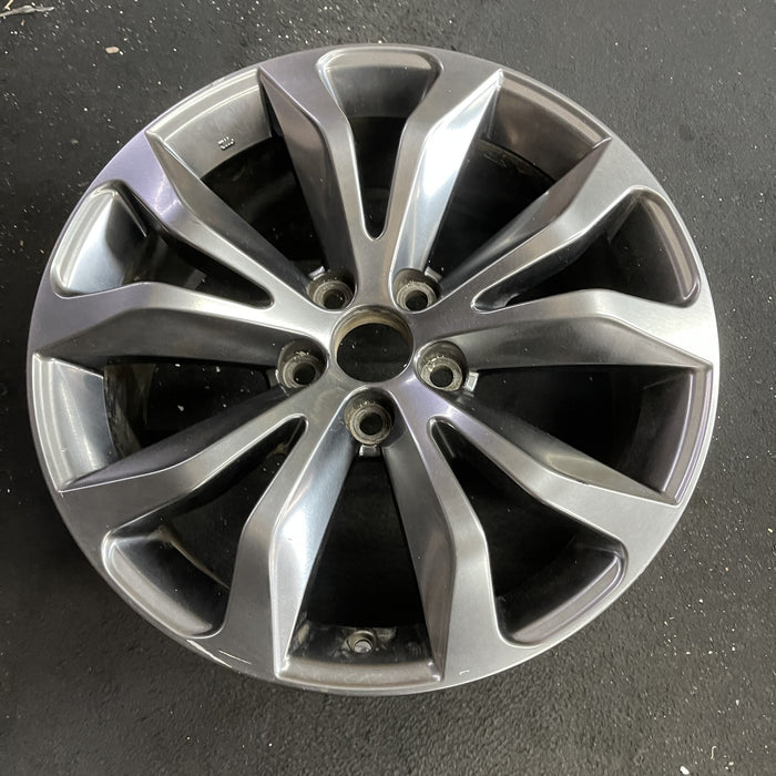 18" NX300 18-21 18x7.5 , , V spoke, Original OEM Wheel Rim - Side Profile