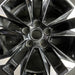 17" TRAILBLAZER 21-23 17x7.5 5 double spoke gloss black opt Q6V Original OEM - Angle View