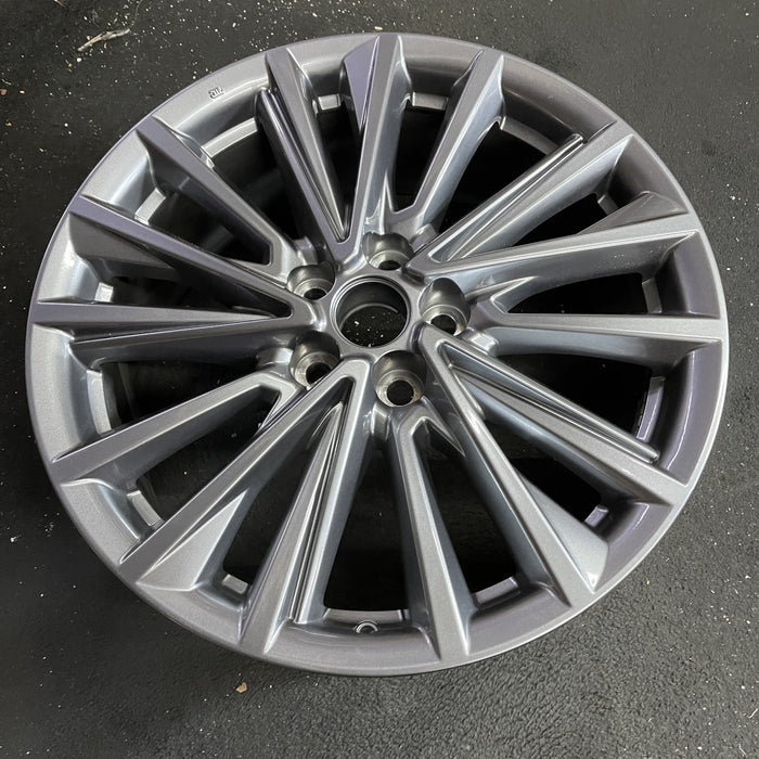 20" TX350 24 20x8, 15 spoke Original OEM Wheel Rim - Side Profile