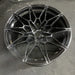 20" BMW M3 21-24 19x10.5, 10 spoke, w/o machined face Original OEM Wheel Rim - Side Profile