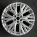 20" ACADIA 24 20x8, silver Original OEM Wheel Rim - Angle View