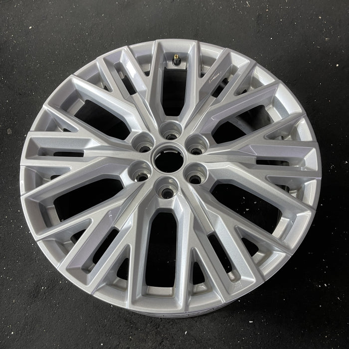 20" ACADIA 24 20x8, silver Original OEM Wheel Rim - Close-Up Detail