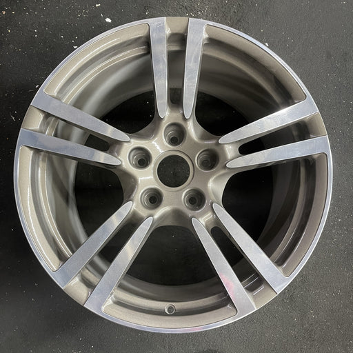 20" PORSCHE PANAMERA 10-16 , 20x11, 5 double spoke Original OEM Wheel Rim - Angle View