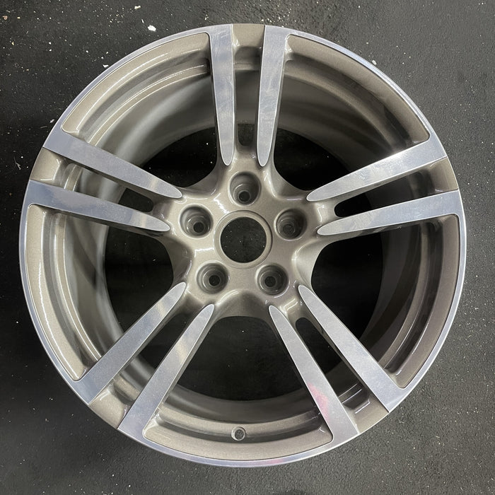 20" PORSCHE PANAMERA 10-16 , 20x11, 5 double spoke Original OEM Wheel Rim - Angle View