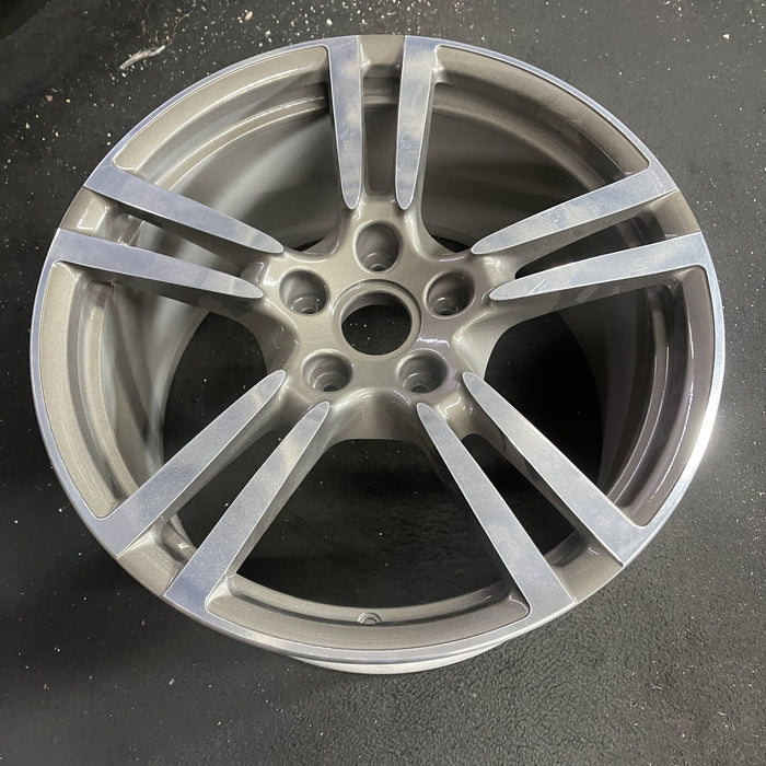 20" PORSCHE PANAMERA 10-16 , 20x11, 5 double spoke Original OEM Wheel Rim - Side Profile