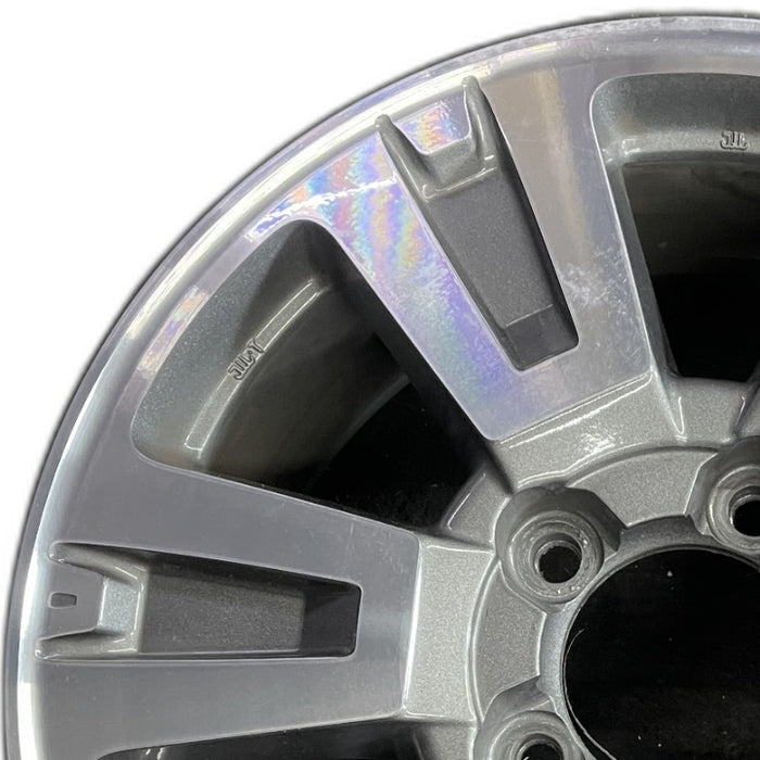 20" TUNDRA 18-21 20x8 alloy 6 spoke exposed lug nuts gray inlay Original OEM Wheel Rim