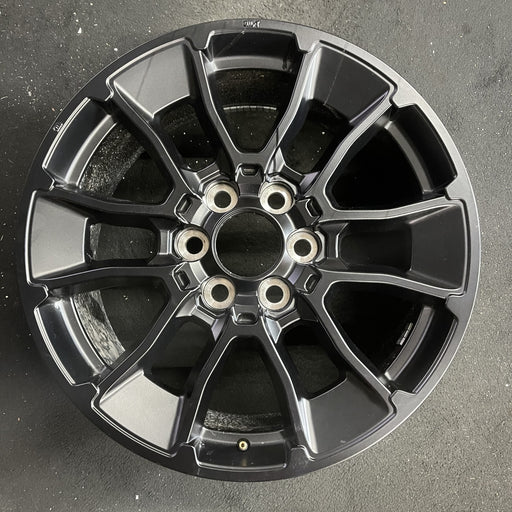 20" SEQUOIA 24 20x8, 6 Y spoke, black Original OEM Wheel Rim - Angle View