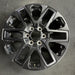 20" SEQUOIA 23-24 20x8 open spoke 6 spoke matte black Original OEM Wheel Rim - Front View
