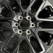 20" SEQUOIA 23-24 20x8 open spoke 6 spoke matte black Original OEM Wheel Rim - Angle View