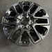 20" SEQUOIA 23-24 20x8 open spoke 6 spoke matte black Original OEM Wheel Rim - View 7