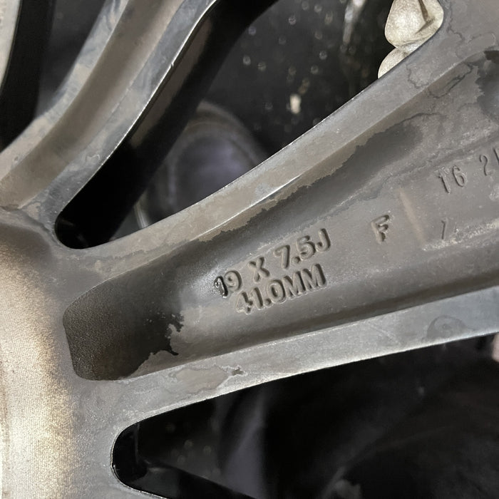 19" CHEROKEE 19 19x7.5, Original OEM Wheel Rim - Back View