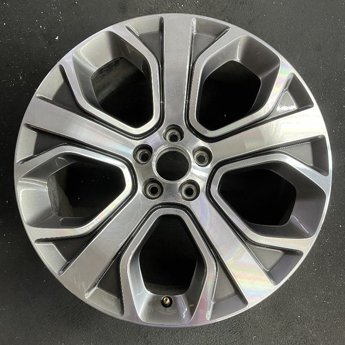 20" EXPLORER 18-19 20x8.5 aluminum TPMS 5 spoke machined face with pockets Original OEM Wheel Rim