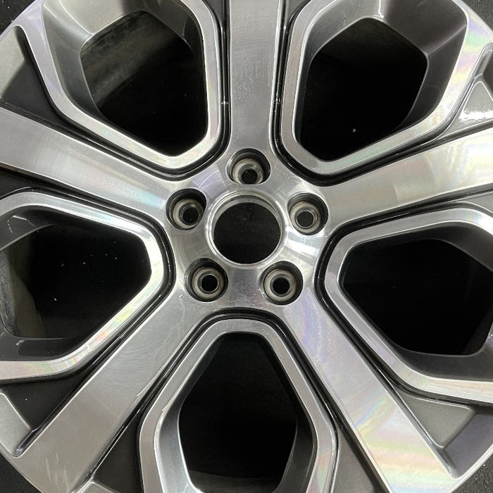 20" EXPLORER 18-19 20x8.5 aluminum TPMS 5 spoke machined face with pockets Original OEM Wheel Rim