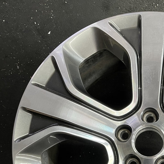 20" EXPLORER 18-19 20x8.5 aluminum TPMS 5 spoke machined face with pockets Original OEM Wheel Rim