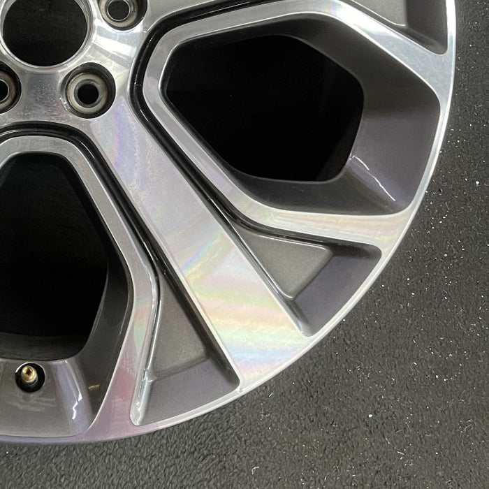 20" EXPLORER 18-19 20x8.5 aluminum TPMS 5 spoke machined face with pockets Original OEM Wheel Rim