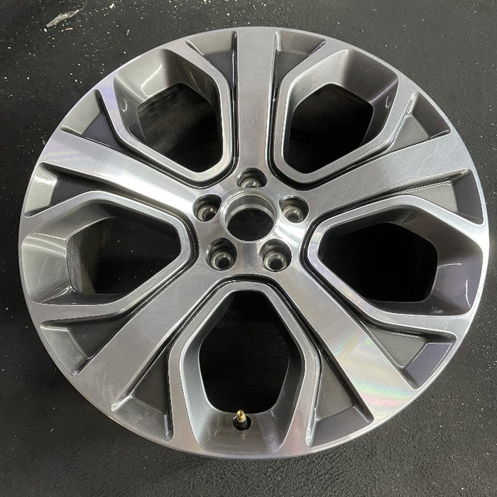 20" EXPLORER 18-19 20x8.5 aluminum TPMS 5 spoke machined face with pockets Original OEM Wheel Rim