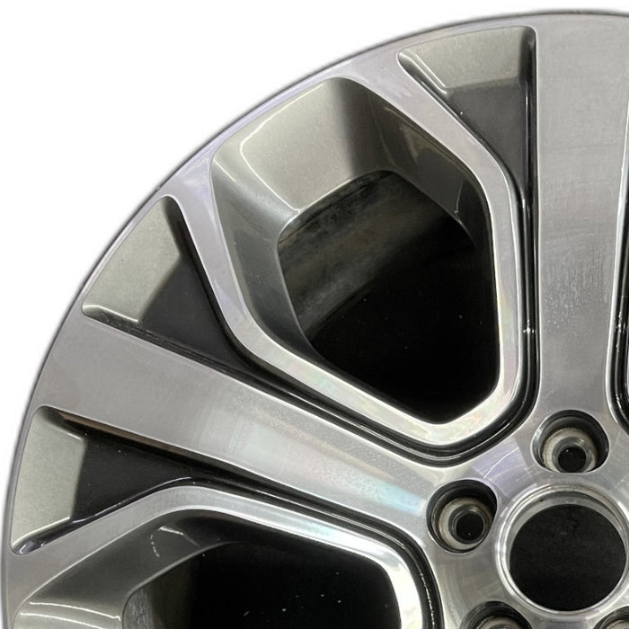 20" EXPLORER 18-19 20x8.5 aluminum TPMS 5 spoke machined face with pockets Original OEM Wheel Rim