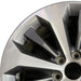 20" FORD F150 PICKUP 17 20x8.5 12 spoke machined face flash gray pockets - Angle View