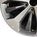 20" FORD F150 PICKUP 17 20x8.5 12 spoke machined face flash gray pockets - Back View