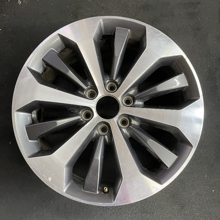 20" FORD F150 PICKUP 17 20x8.5 12 spoke machined face flash gray pockets - Additional View