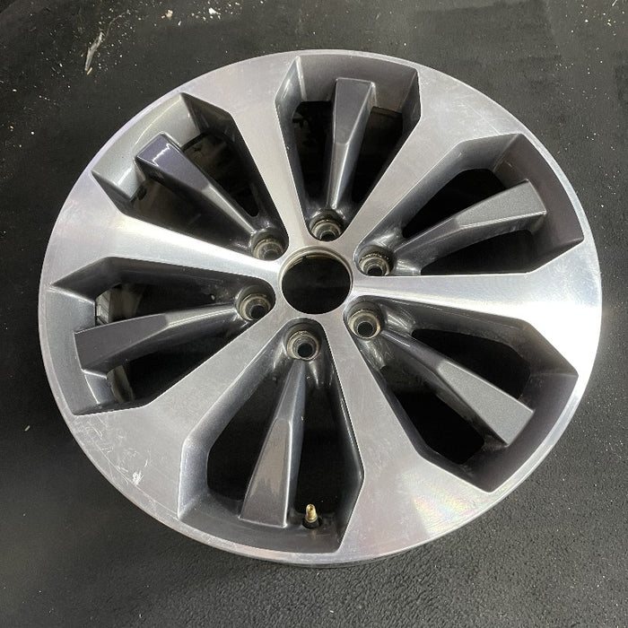 20" FORD F150 PICKUP 17 20x8.5 12 spoke machined face flash gray pockets - View 7