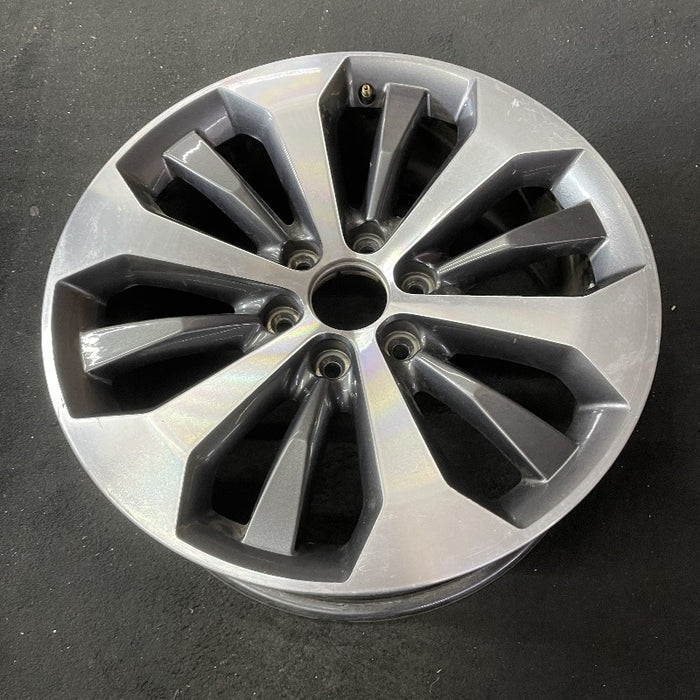 20" FORD F150 PICKUP 17 20x8.5 12 spoke machined face flash gray pockets - View 8