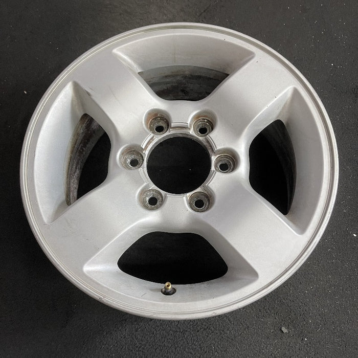 16" XTERRA 04 16x7 alloy 4 spoke flat spoke silver XE Original OEM Wheel Rim