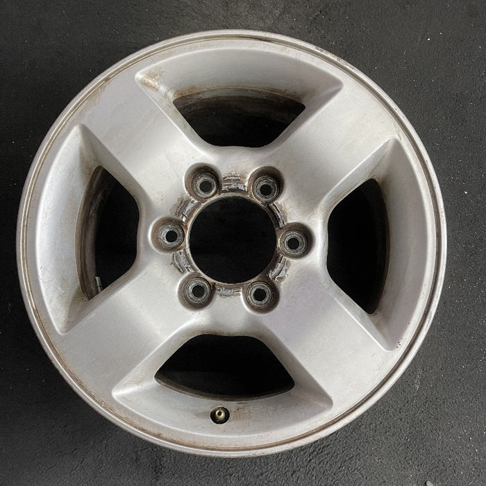 16" XTERRA 04 16x7 alloy 4 spoke flat spoke silver XE Original OEM Wheel Rim