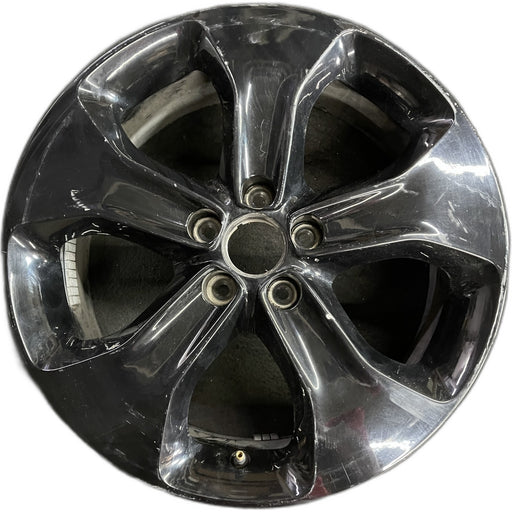 18" COMPASS 18 , , 18x7, , , straight spoke, black Original OEM Wheel Rim - Front View