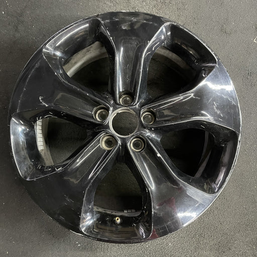 18" COMPASS 18 , , 18x7, , , straight spoke, black Original OEM Wheel Rim - Angle View