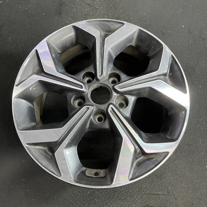 16" FORTE 19-20 16x6.5 Original OEM Wheel Rim - Side Profile