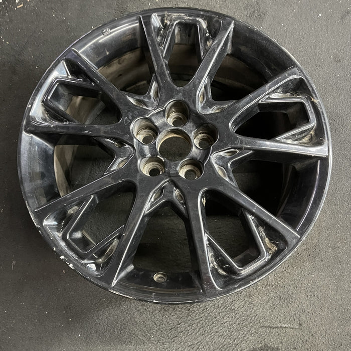 17" COROLLA 16 17x7 , 10 spoke Original OEM Wheel Rim - Side Profile