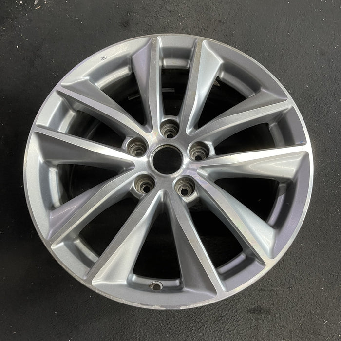 17" INFINITI Q50 14-15 17x7.5 , , narrow spoke width Original OEM Wheel Rim - Side Profile