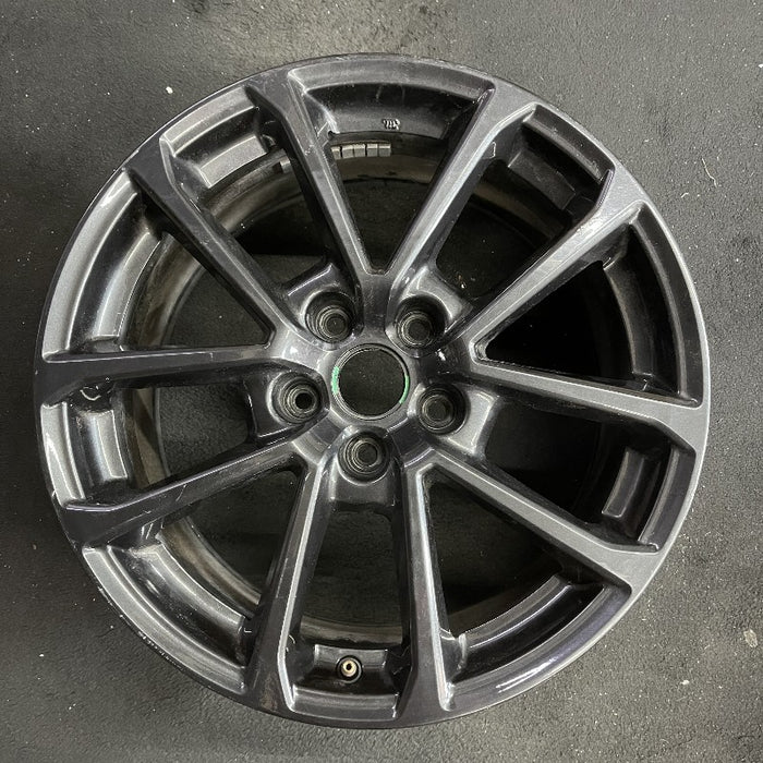 18" WRX 18 18x8.5 alloy 5 V spoke gunmetal Original OEM Wheel Rim