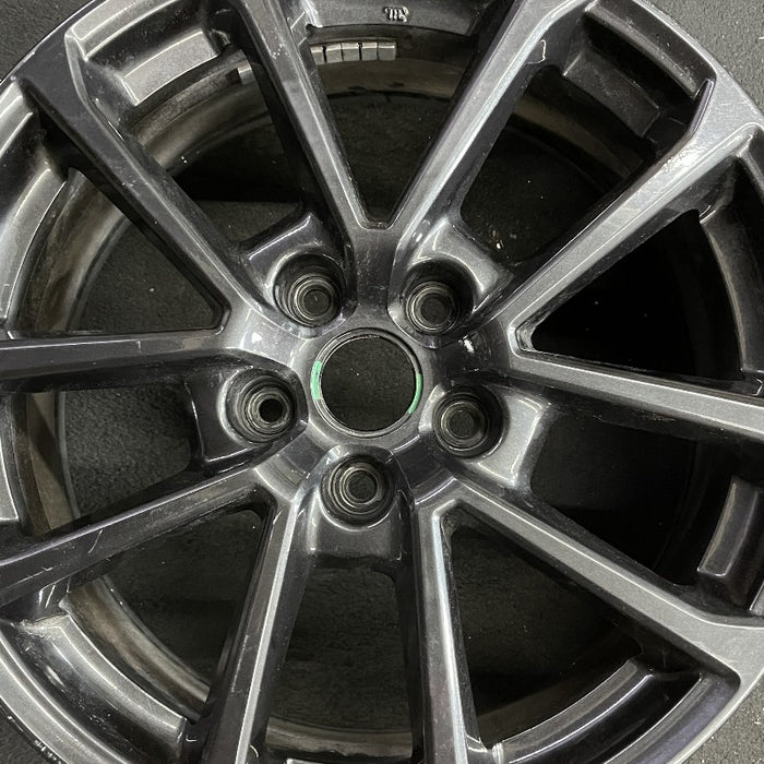 18" WRX 18 18x8.5 alloy 5 V spoke gunmetal Original OEM Wheel Rim