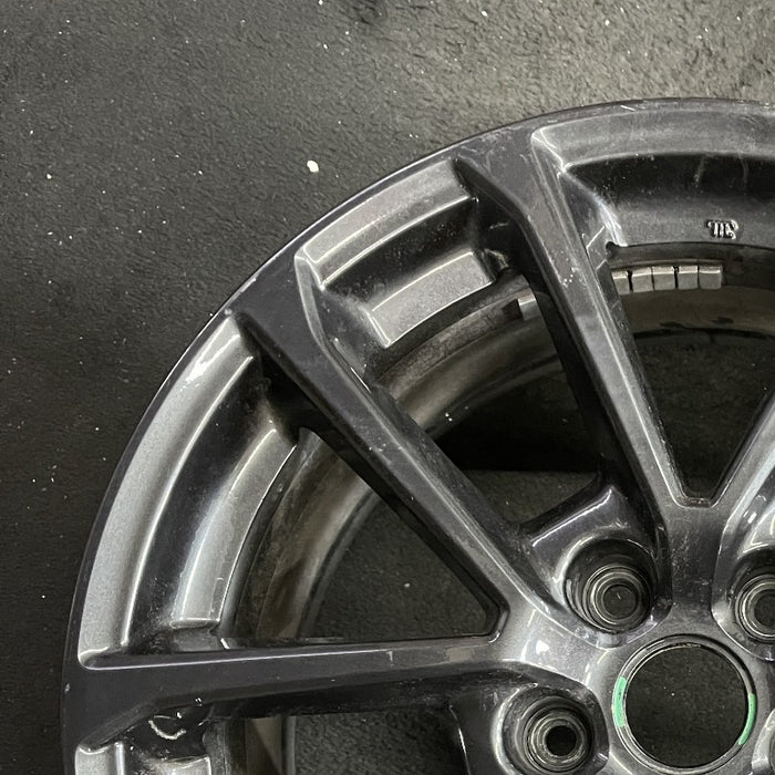 18" WRX 18 18x8.5 alloy 5 V spoke gunmetal Original OEM Wheel Rim