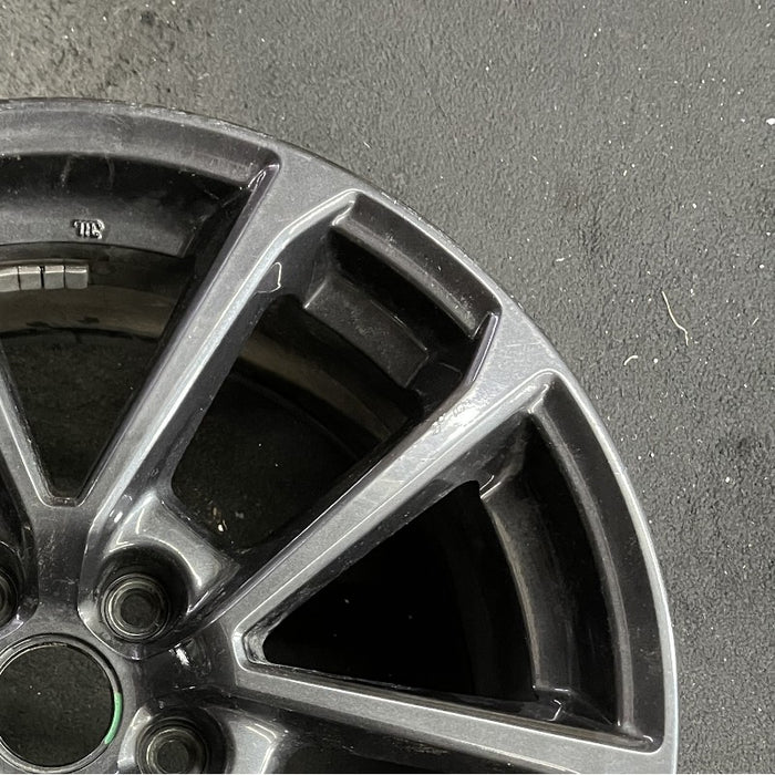 18" WRX 18 18x8.5 alloy 5 V spoke gunmetal Original OEM Wheel Rim