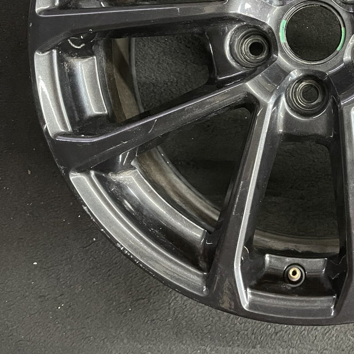 18" WRX 18 18x8.5 alloy 5 V spoke gunmetal Original OEM Wheel Rim