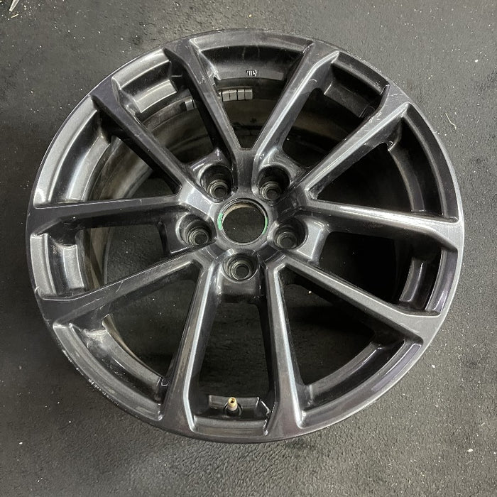 18" WRX 18 18x8.5 alloy 5 V spoke gunmetal Original OEM Wheel Rim