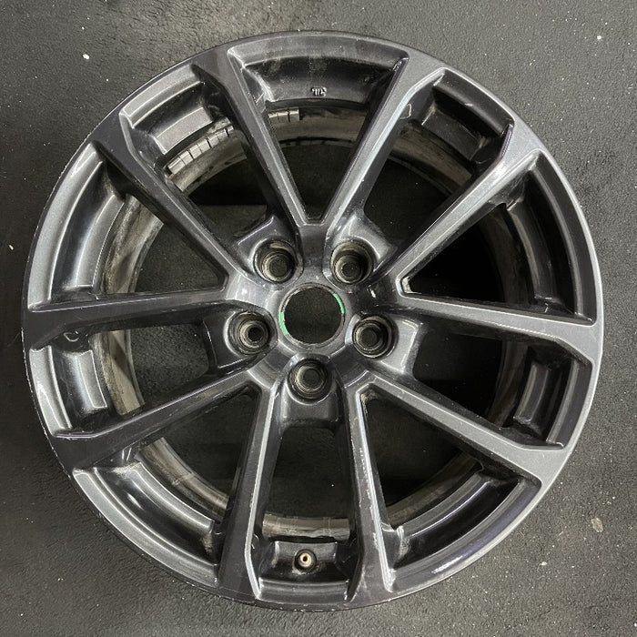 18" WRX 18 18x8.5 alloy 5 V spoke gunmetal Original OEM Wheel Rim