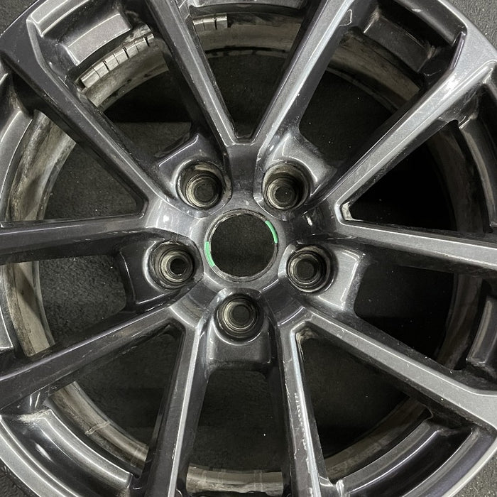 18" WRX 18 18x8.5 alloy 5 V spoke gunmetal Original OEM Wheel Rim