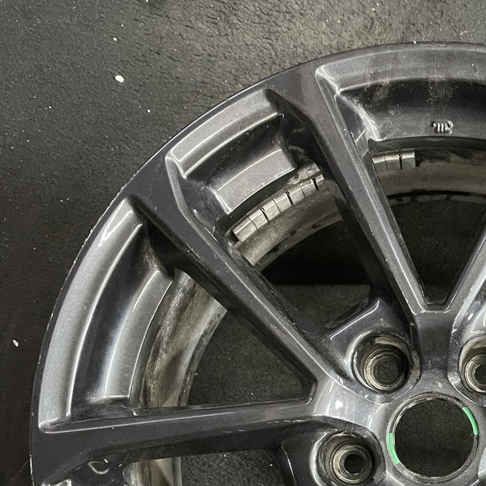 18" WRX 18 18x8.5 alloy 5 V spoke gunmetal Original OEM Wheel Rim