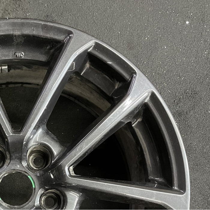 18" WRX 18 18x8.5 alloy 5 V spoke gunmetal Original OEM Wheel Rim