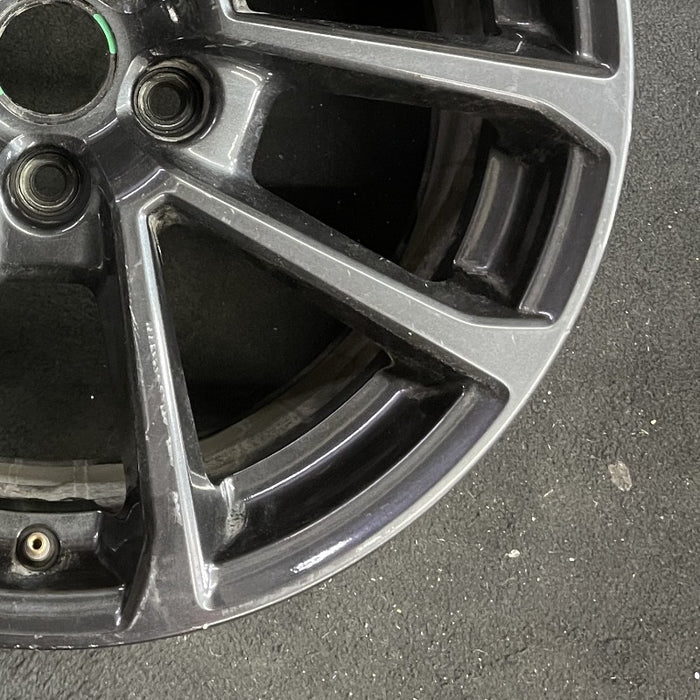 18" WRX 18 18x8.5 alloy 5 V spoke gunmetal Original OEM Wheel Rim