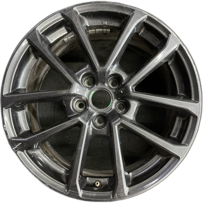 18" WRX 18 18x8.5 alloy 5 V spoke gunmetal Original OEM Wheel Rim