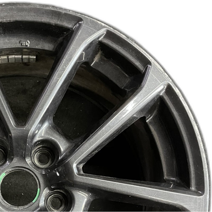 18" WRX 18 18x8.5 alloy 5 V spoke gunmetal Original OEM Wheel Rim