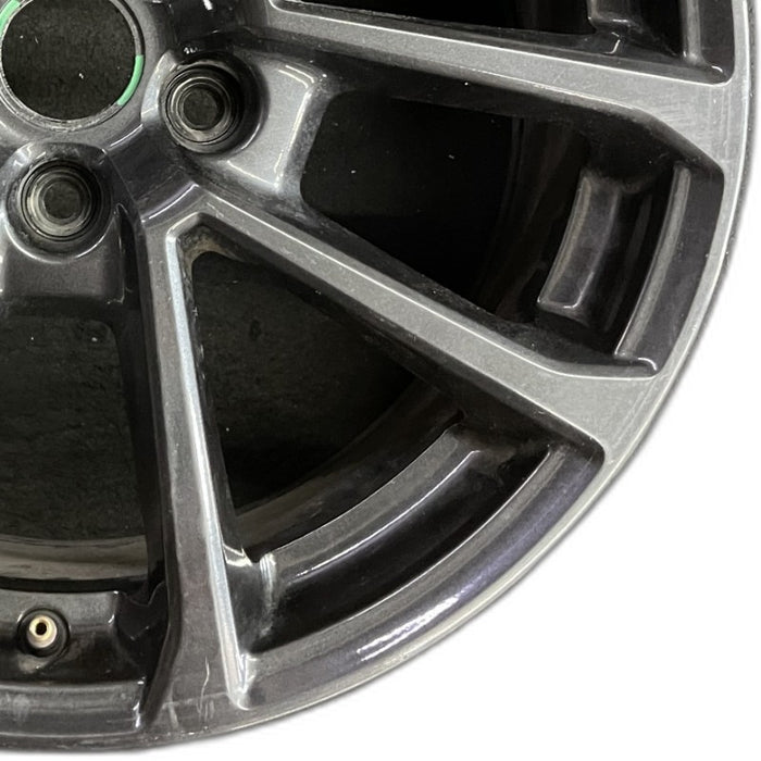 18" WRX 18 18x8.5 alloy 5 V spoke gunmetal Original OEM Wheel Rim